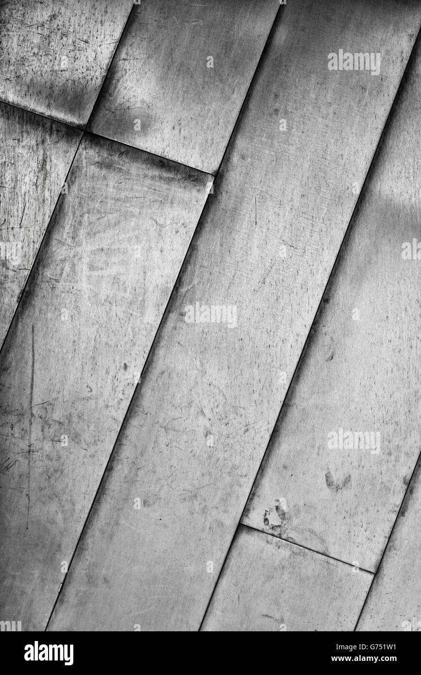 textured silver metal abstract background detail Stock Photo