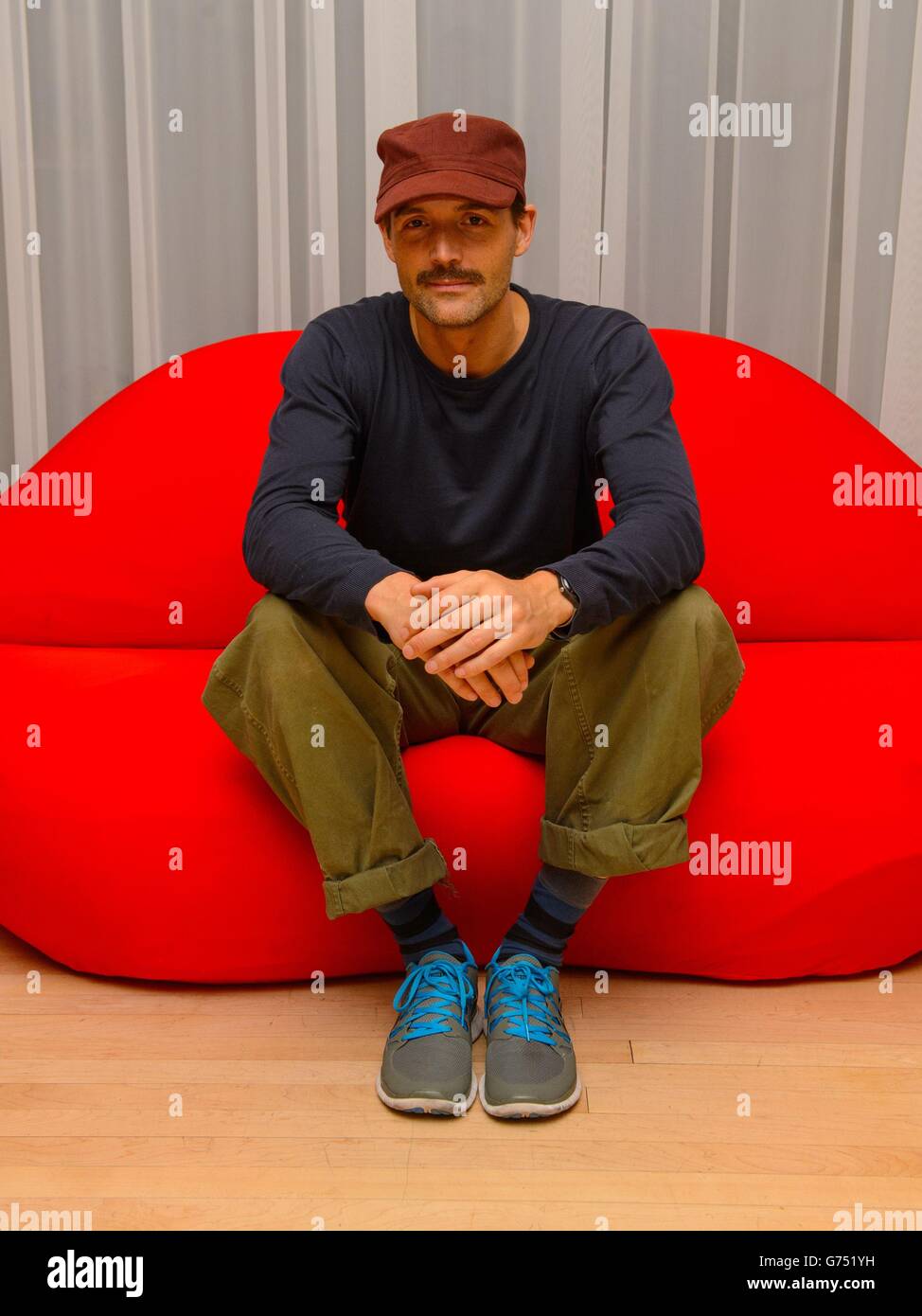 Designer Patrick Grant at the after party following the launch of the Agi & Sam SS15 collection at London Collections: Men, at the Sanderson hotel, London. Stock Photo