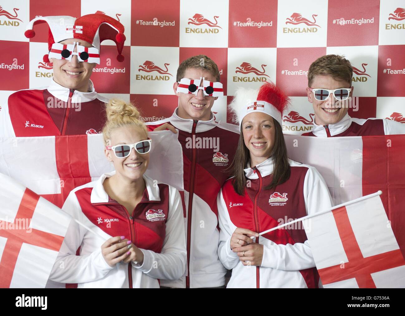 Commonwealth Games - Team England Kitting Out Session - St Georges' Park Stock Photo
