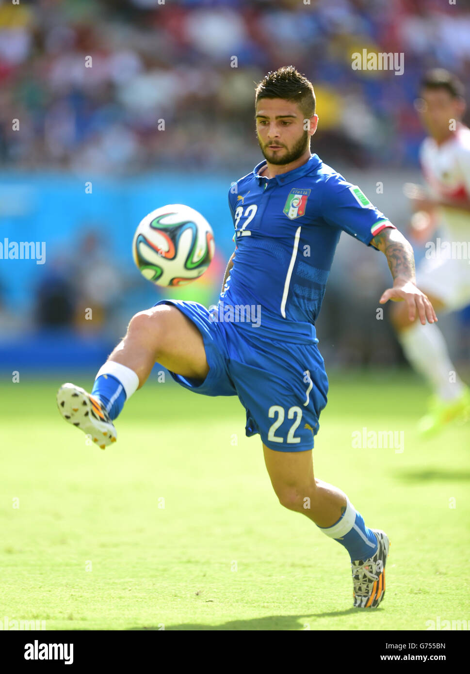 Soccer - FIFA World Cup 2014 - Group D - Italy v Costa Rica - Arena Pernambuco Stock Photo