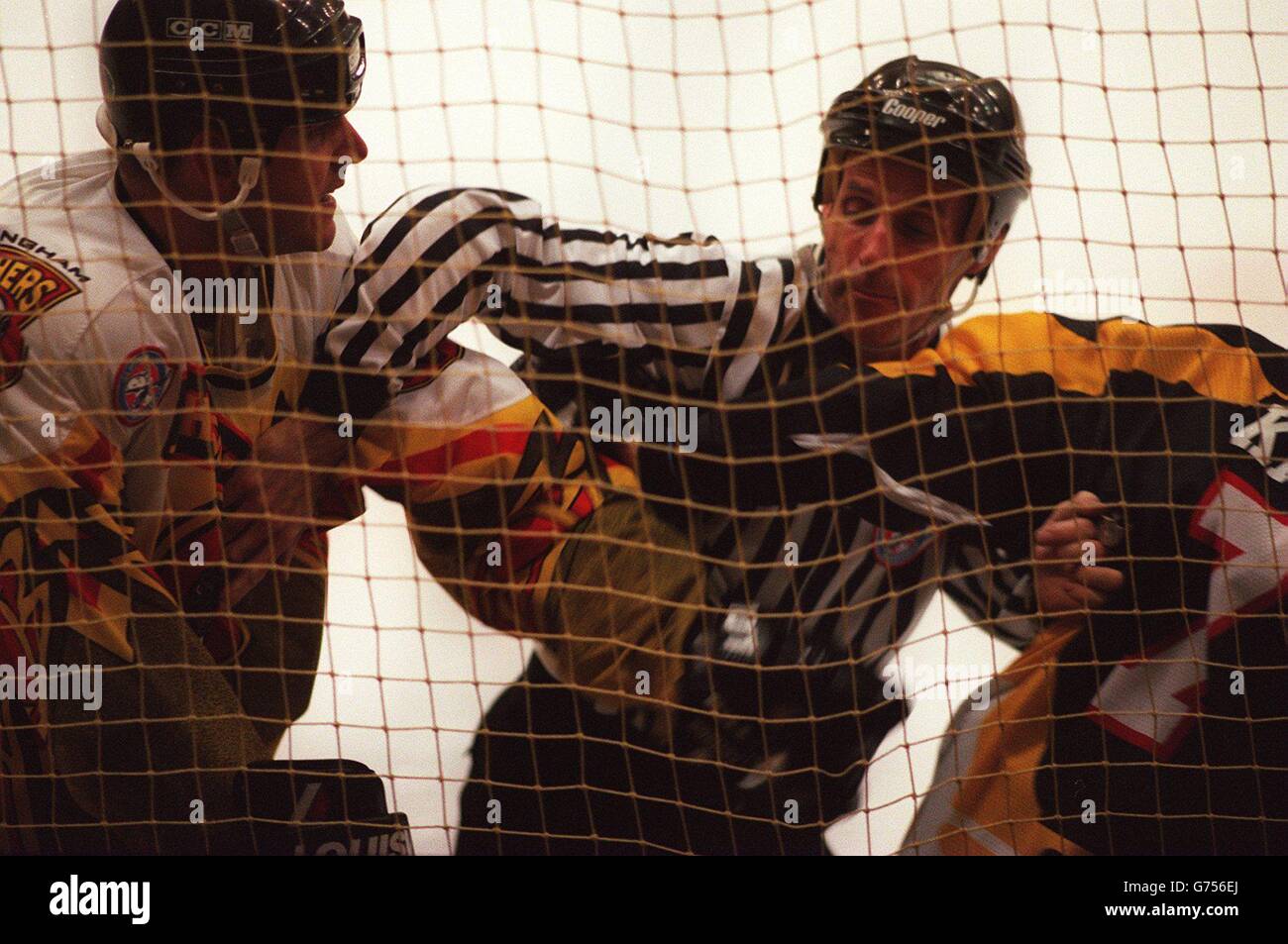 Ice Hockey Nottingham Panthers v Basingstoke Bison Stock Photo Alamy