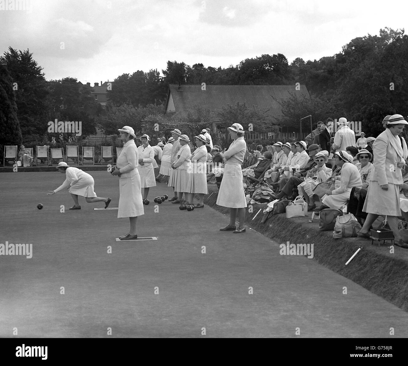 Bowls - The English Womens Bowling Association Amateur National Championships - Wimbledon Park, London Stock Photo