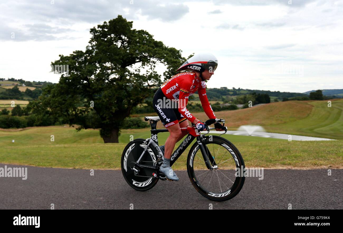 Cycling 2014 National Time Trial Championships Day One. Emma Pooley