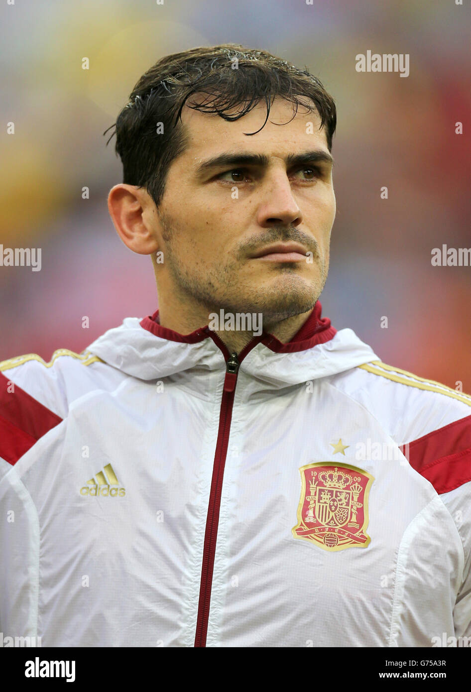 Soccer - FIFA World Cup 2014 - Group B - Spain v Chile - Maracana. Spain goalkeeper Iker Casillas Stock Photo