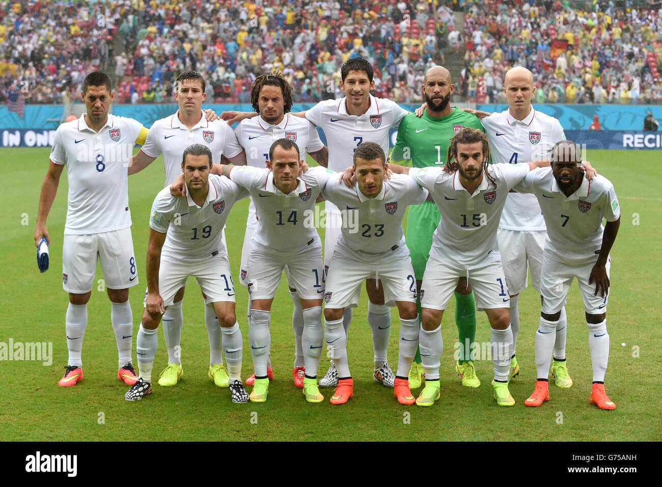 Soccer - FIFA World Cup 2014 - Group G - USA v Germany - Arena Pernambuco Stock Photo