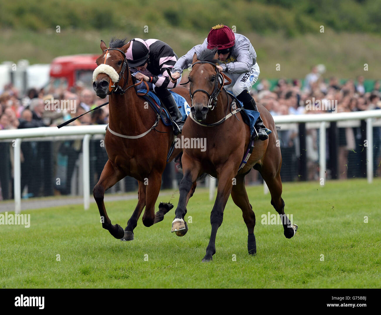 John smiths northumberland plate day newcastle racecourse hi-res stock ...