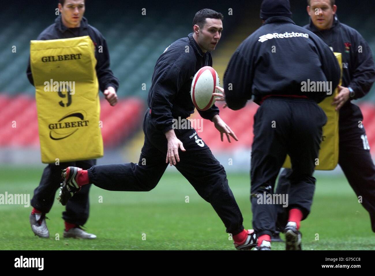 Wales - Rugby Union training Stock Photo