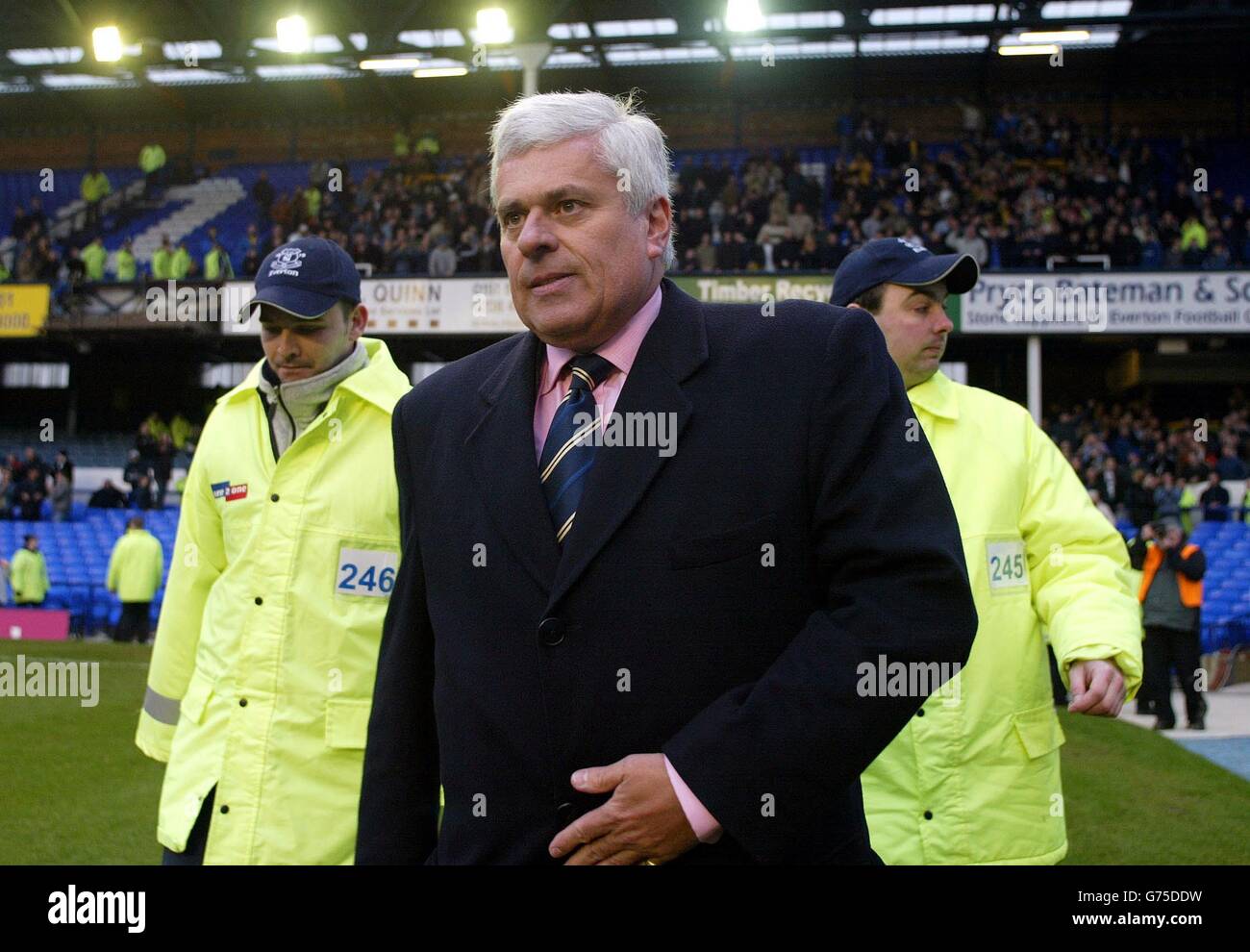 Everton v Leeds Utd Stock Photo