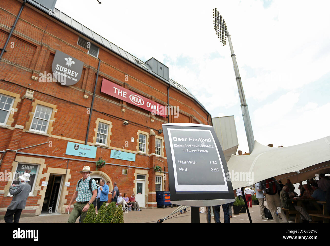 Liverpool victoria championships pavilion forecourt hires stock