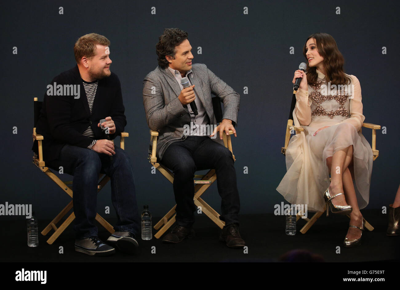 Meet the Cast from Begin Again event - London Stock Photo