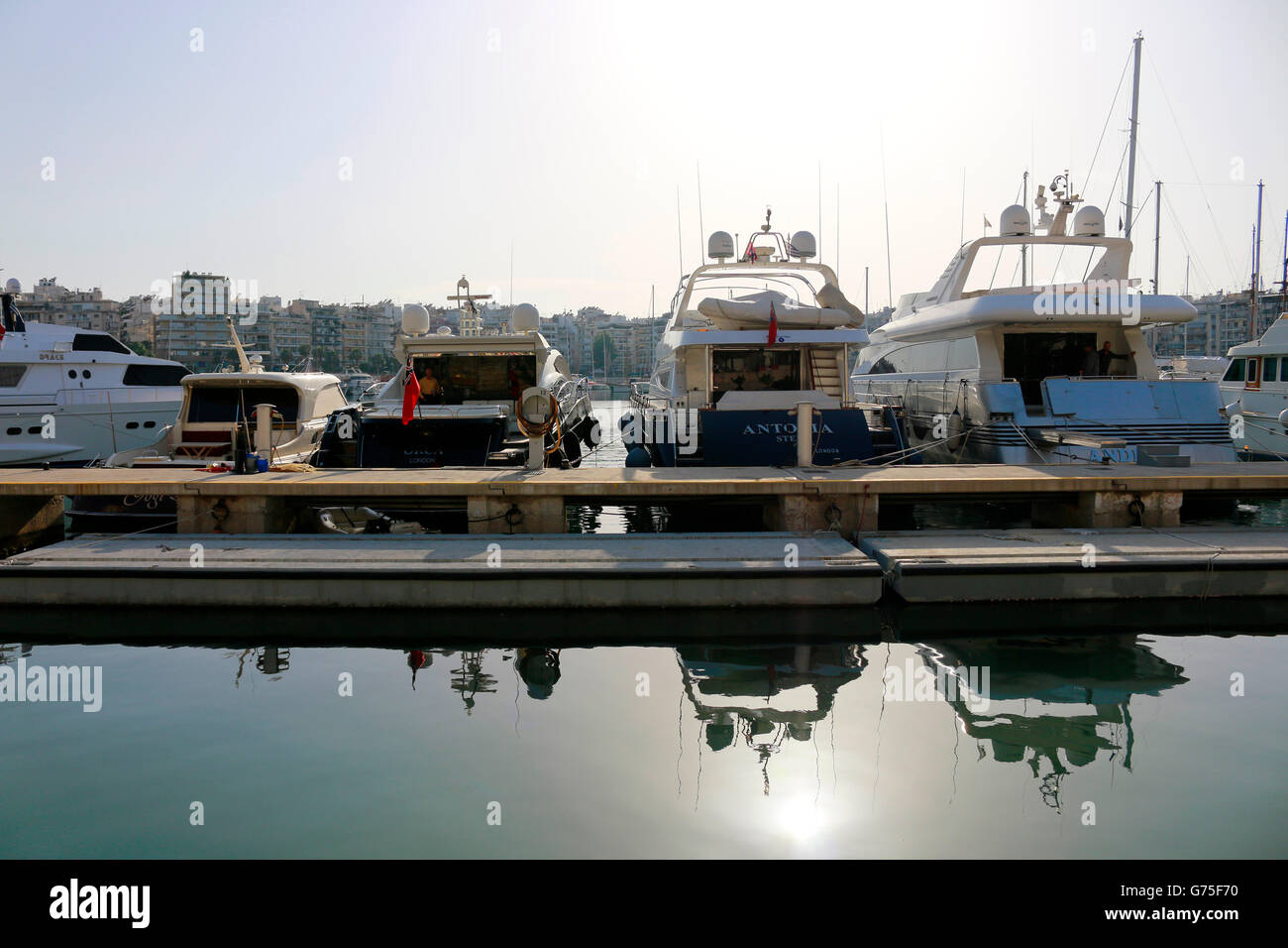 Yachthafen, Piraeus, Griechenland. Stock Photo