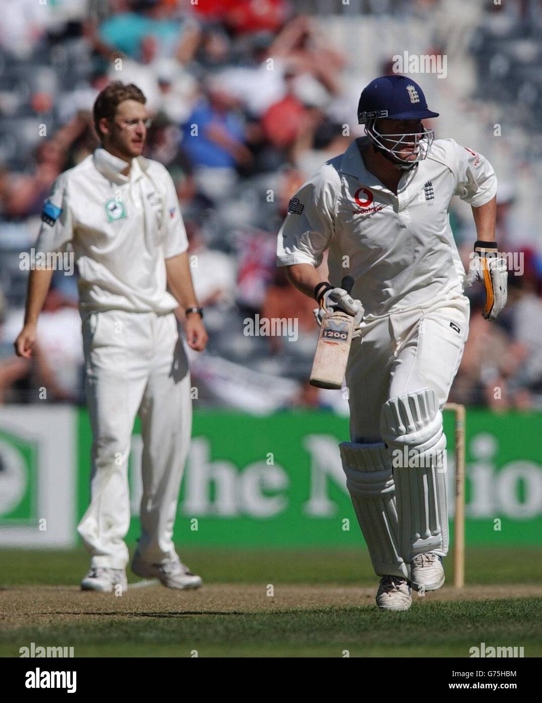 England v New Zealand test match Stock Photo Alamy