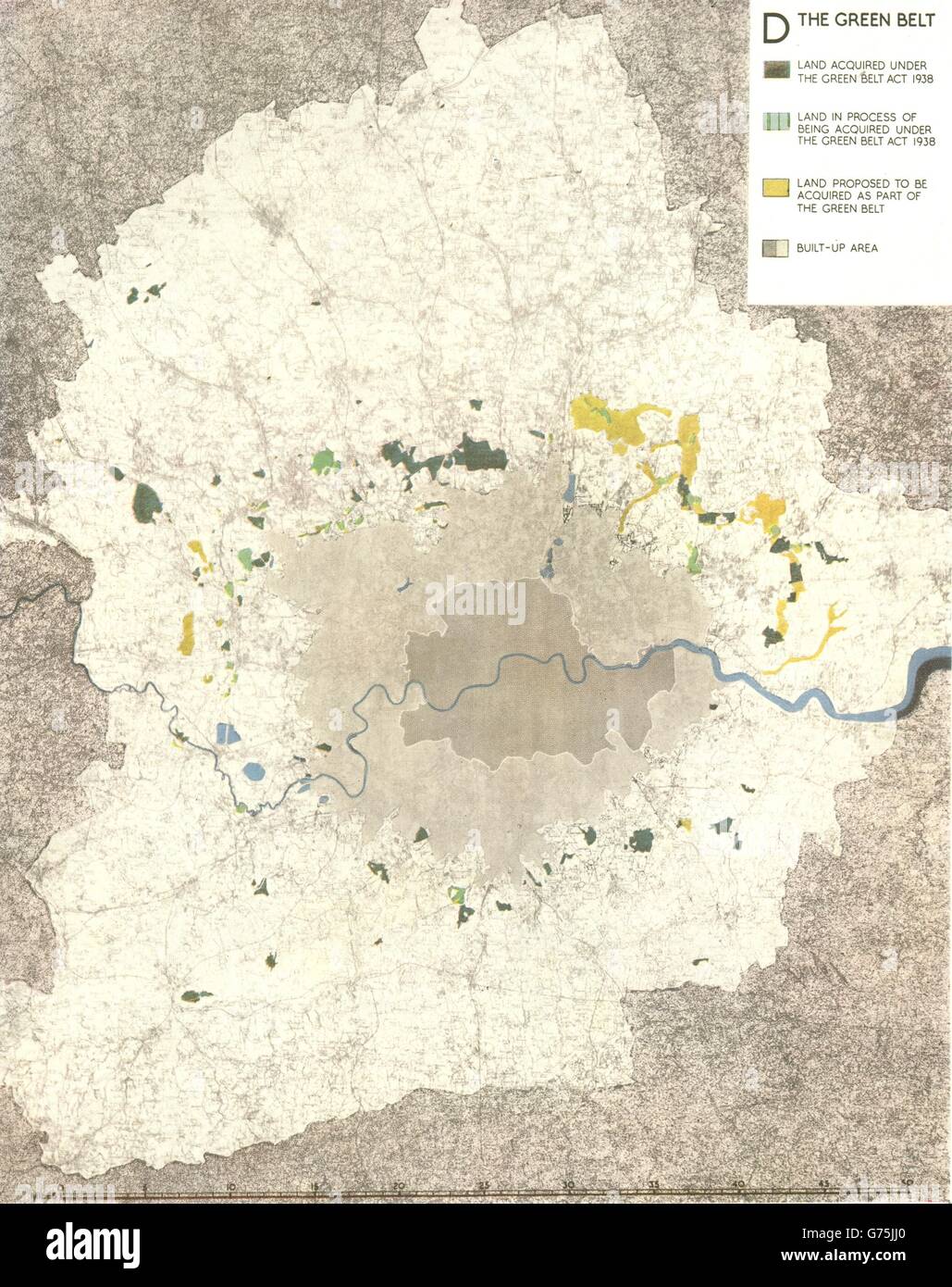 London green belt map hires stock photography and images Alamy