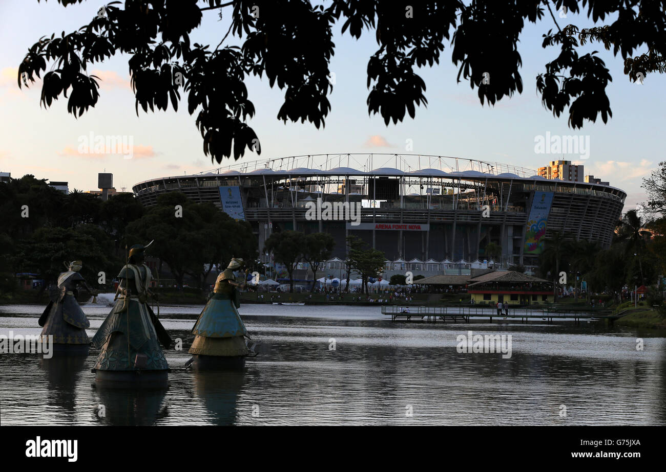 Soccer - FIFA World Cup 2014 - Group G - Germany v Portugal - Arena Fonte Nova Stock Photo