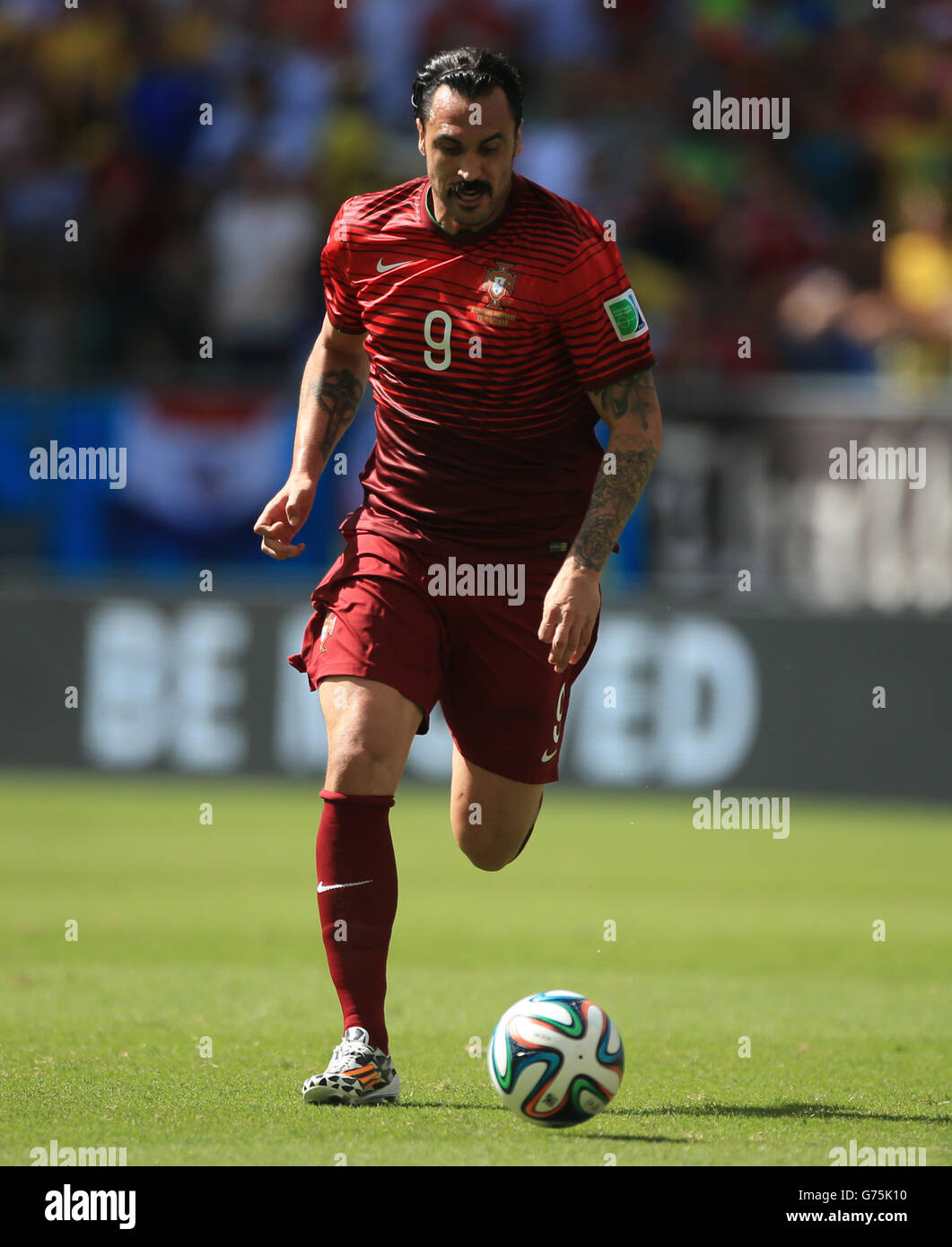 Soccer - FIFA World Cup 2014 - Group G - Germany v Portugal - Arena Fonte Nova. Hugo Almeida, Portugal Stock Photo