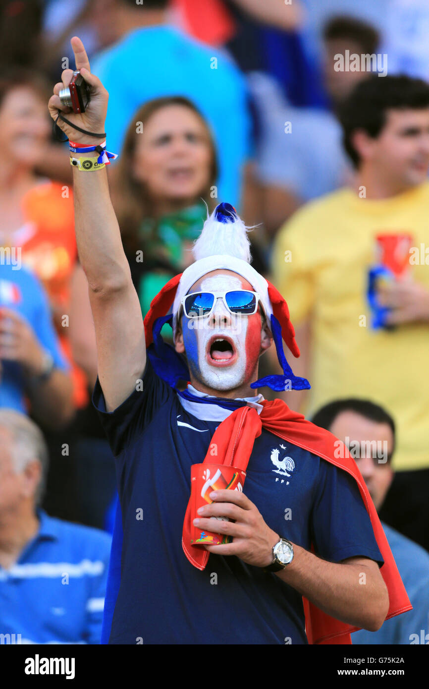 Soccer - FIFA World Cup 2014 - Group E - Ecuador v France - Estadio Maracana Stock Photo