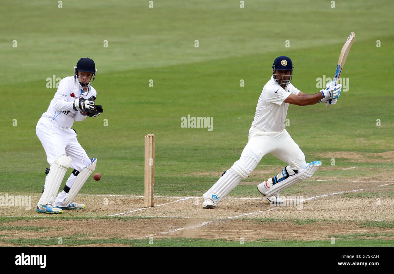 Cricket - International Warm Up Match - Derbyshire v Indians - Day Two - The 3aaa County Ground Stock Photo