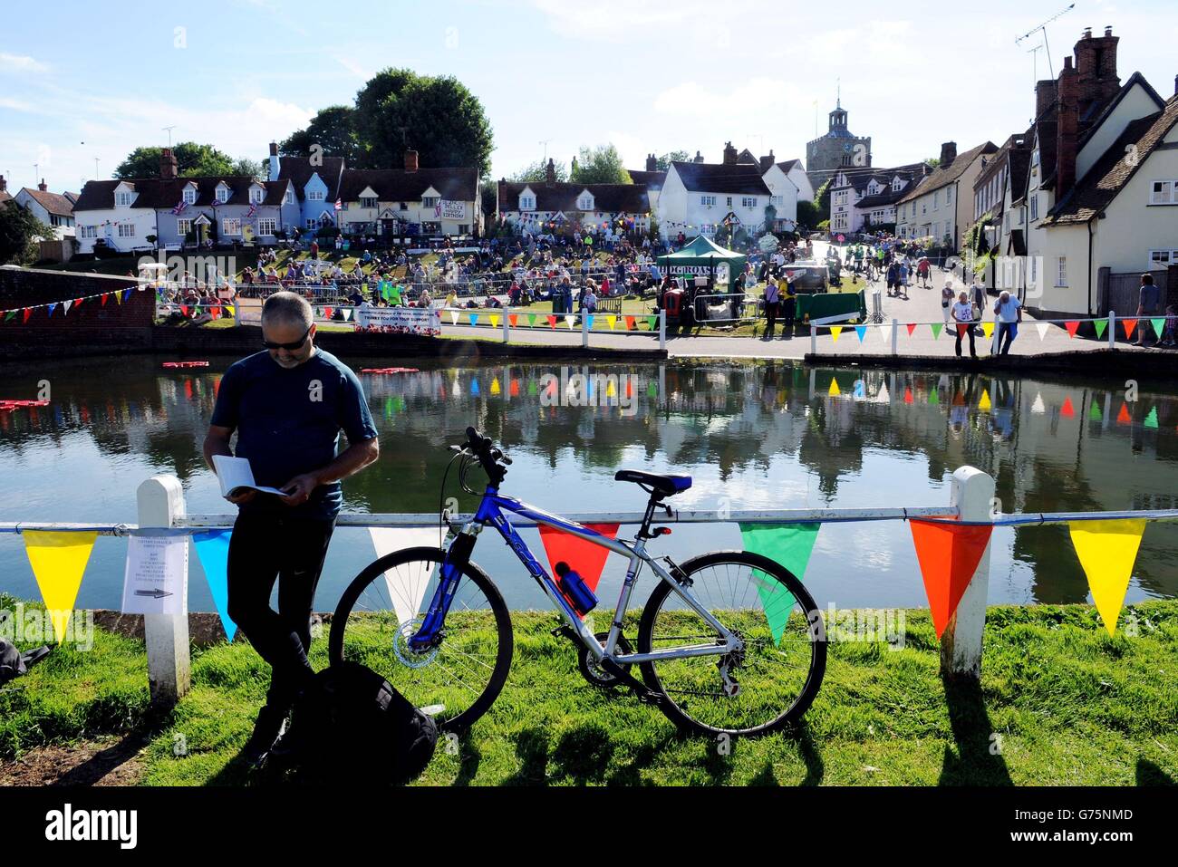 Cycling - Tour de France - Stage Three - Cambridge to London Stock Photo