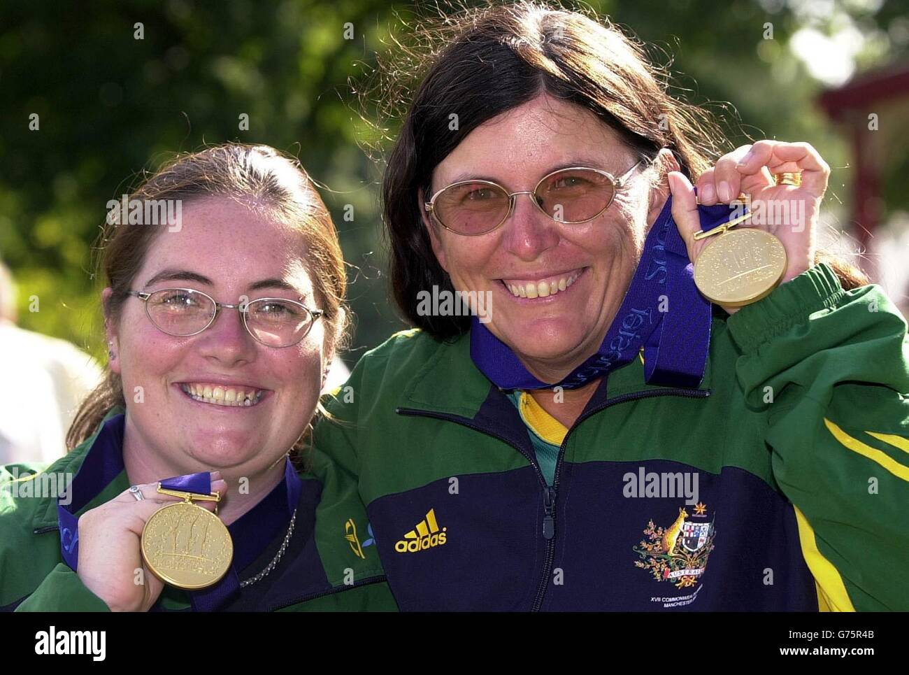 Womens Trap Pairs shooting - Jenkins (L) & Reeves Stock Photo - Alamy