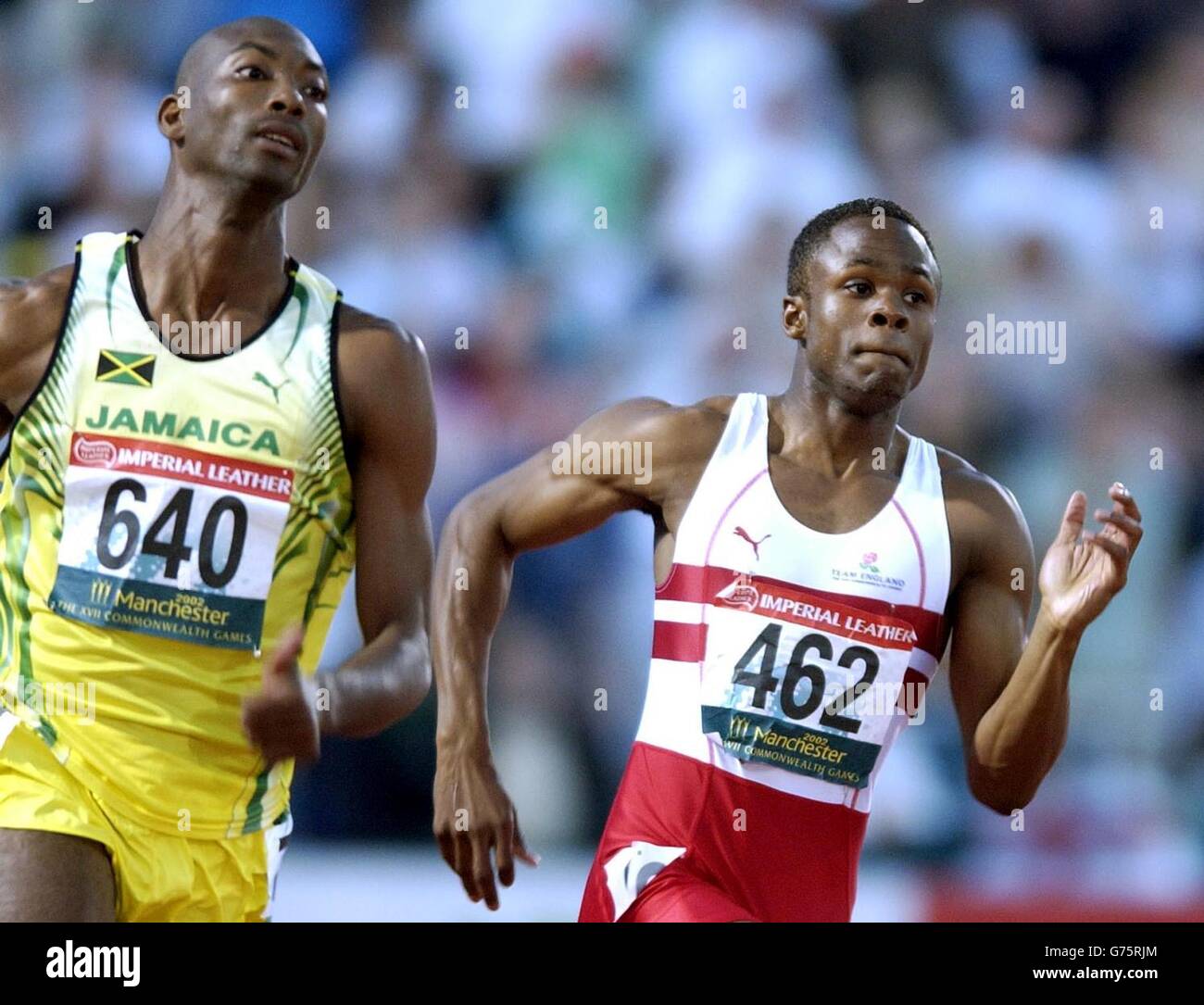 Daniel Caines 400 metres Commonwealth Games Stock Photo Alamy