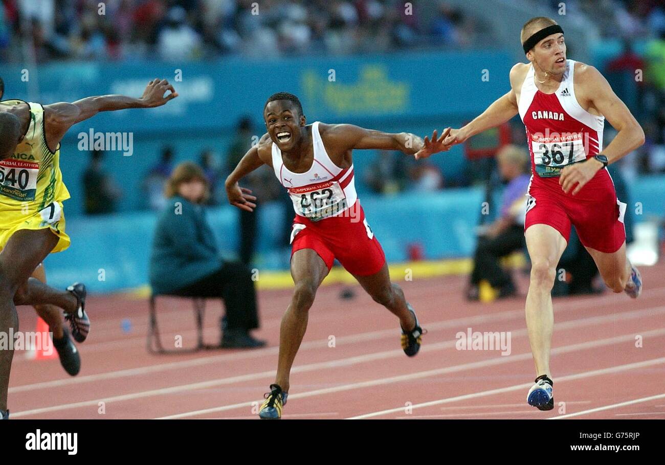 Daniel Caines 400 metres Commonwealth Games Stock Photo Alamy