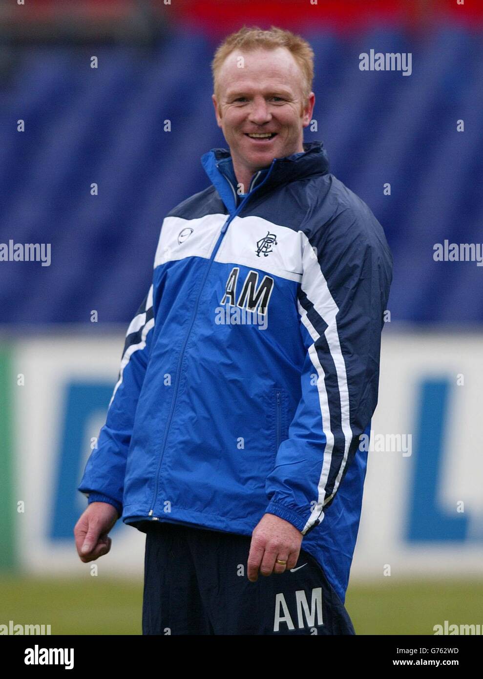 Alex McLeish - Rangers training Stock Photo - Alamy