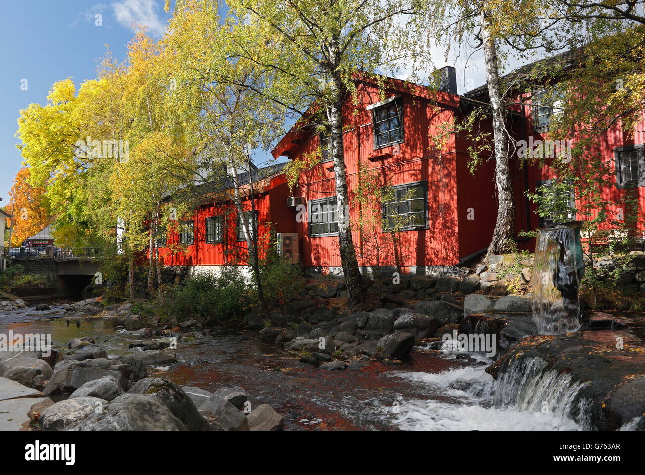 Houses, Lillehammer, Norway Stock Photo Alamy