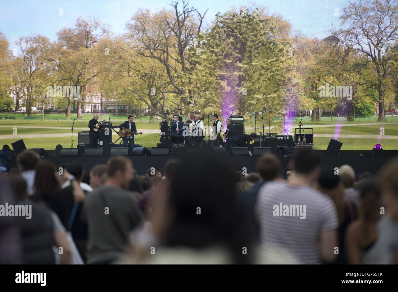 British Summertime Festival London Stock Photo Alamy