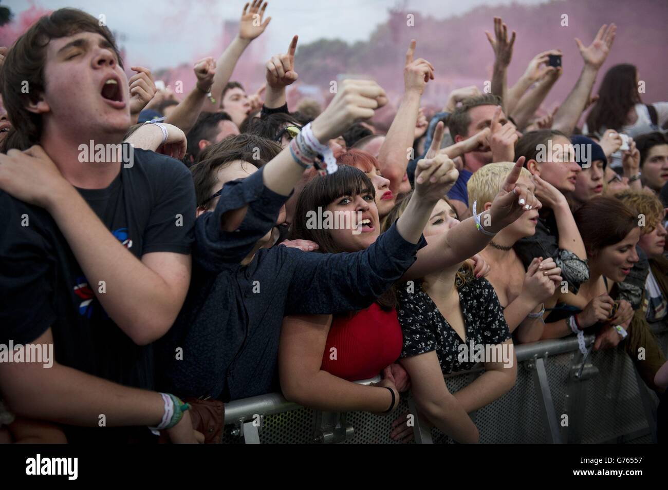 British Summertime Festival London Stock Photo Alamy