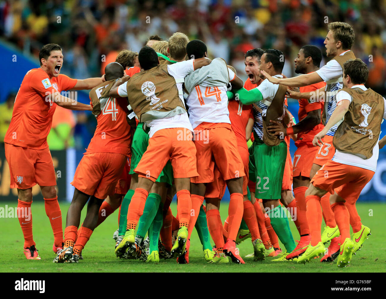 Soccer FIFA World Cup 2014 Quarter Final Netherlands v Costa Rica