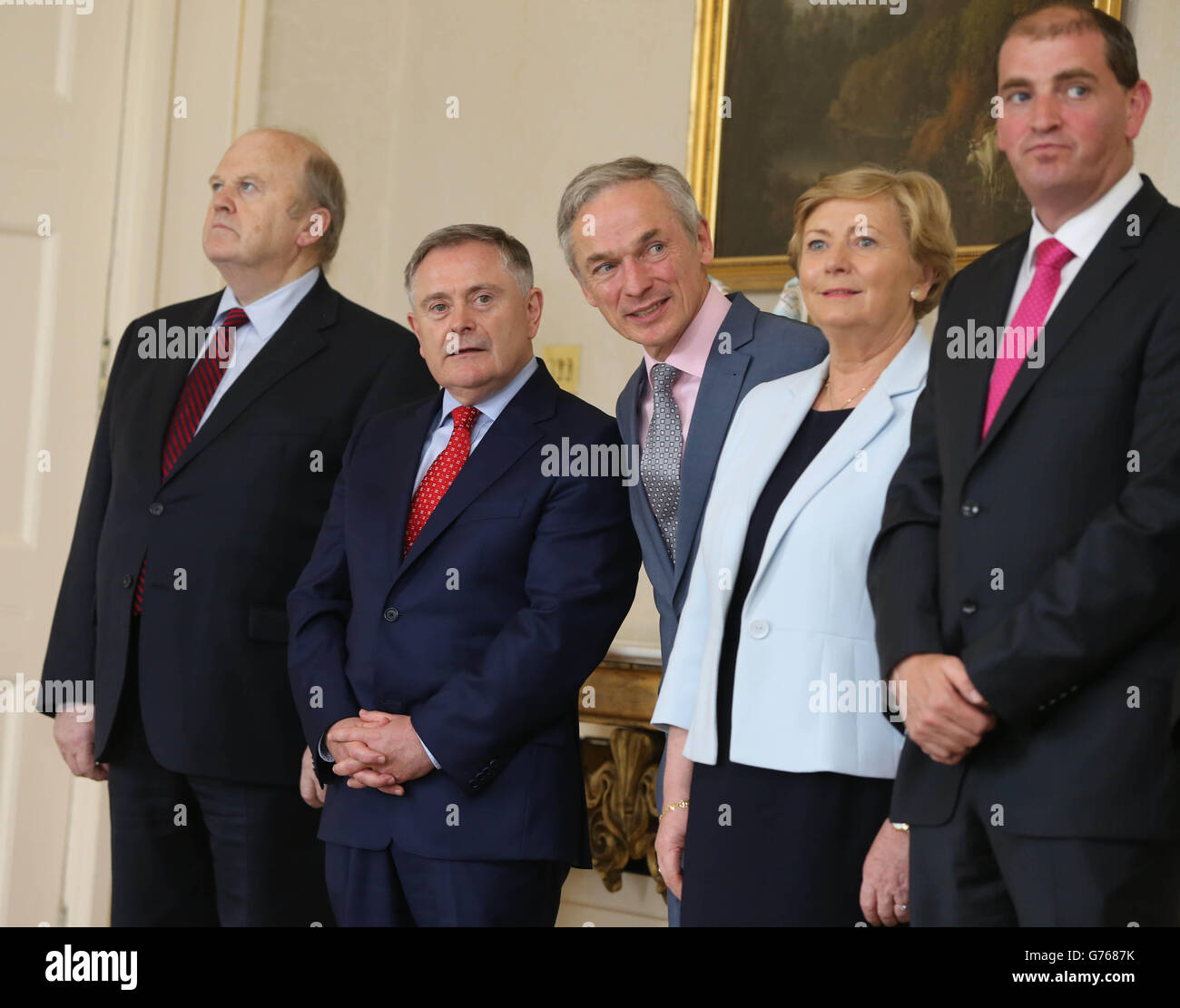 Irish Government reshuffle Stock Photo Alamy
