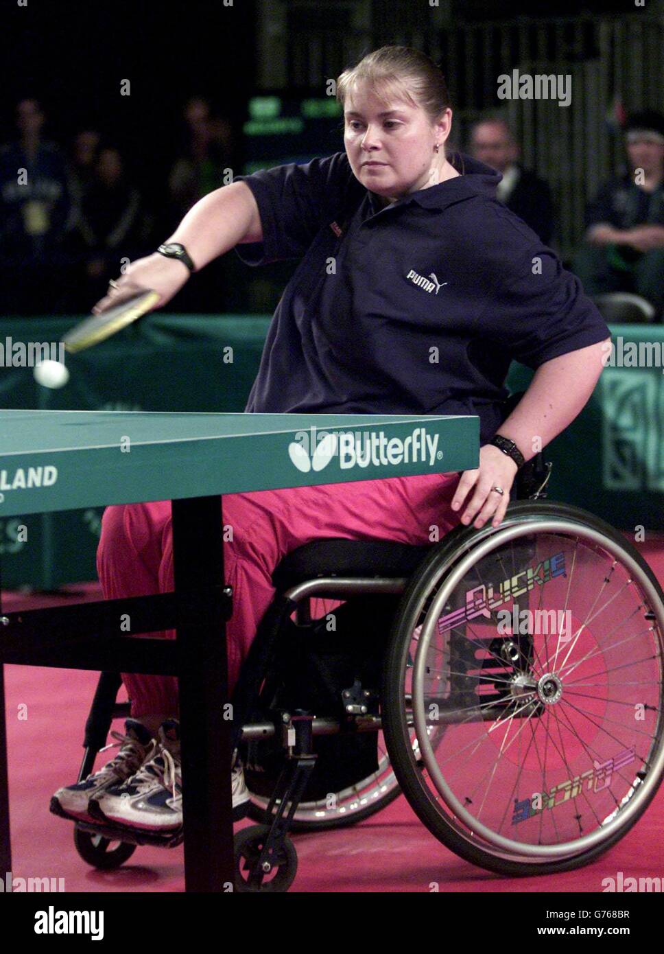 Sue Gilroy Table Tennis Commonwealth Games Stock Photo Alamy