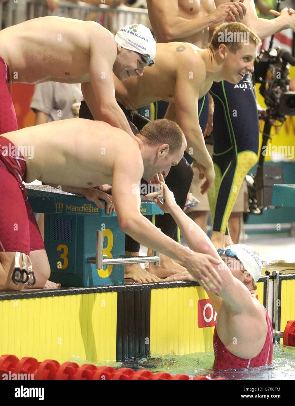 Matthew Kidd - Swimming relay - Commonwealth Games Stock Photo - Alamy