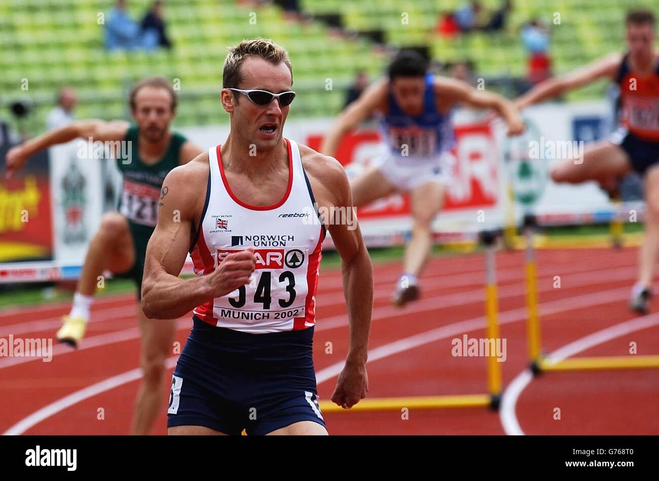 Chris Rawlinson - Hurdles Stock Photo