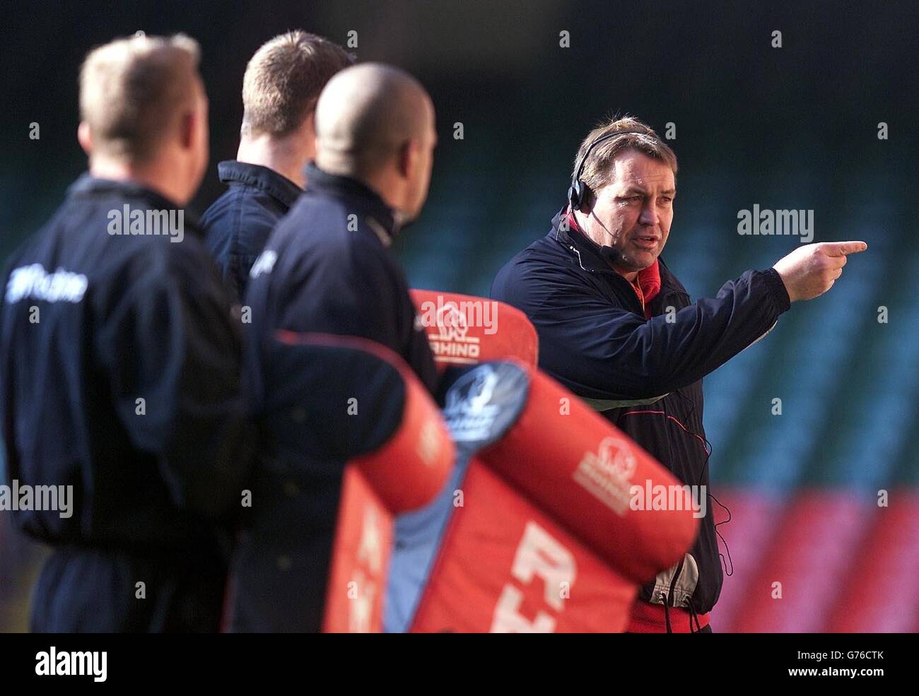 Wales Rugby Union Coach - Hansen Stock Photo