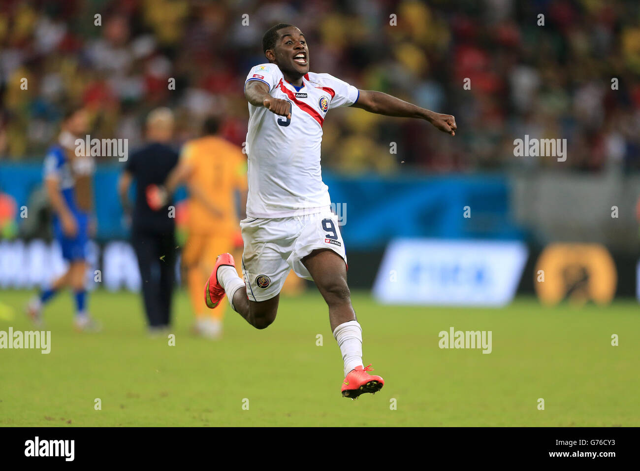 Soccer - FIFA World Cup 2014 - Round of 16 - Costa Rica v Greece - Arena Pernambuco Stock Photo