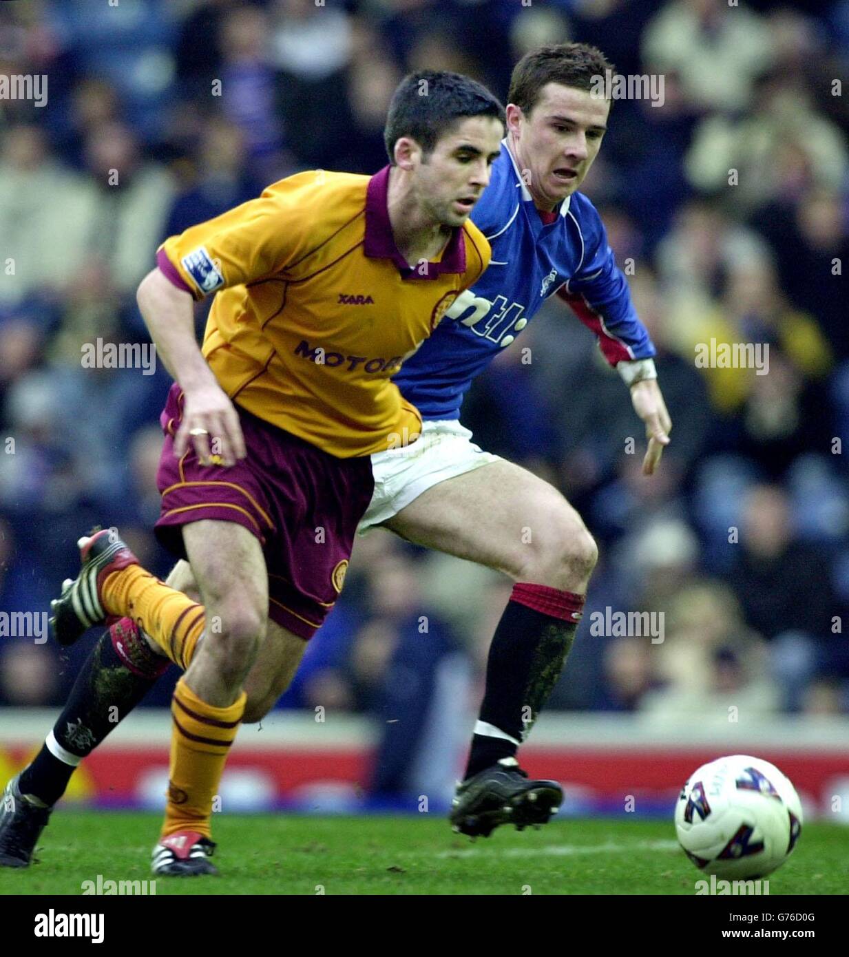 Glasgow Rangers v Motherwell Stock Photo Alamy