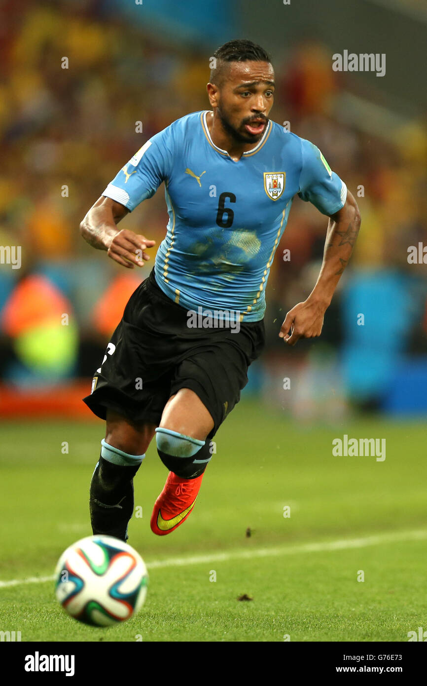 Soccer - FIFA World Cup 2014 - Round of 16 - Colombia v Uruguay - Estadio do Maracana Stock Photo