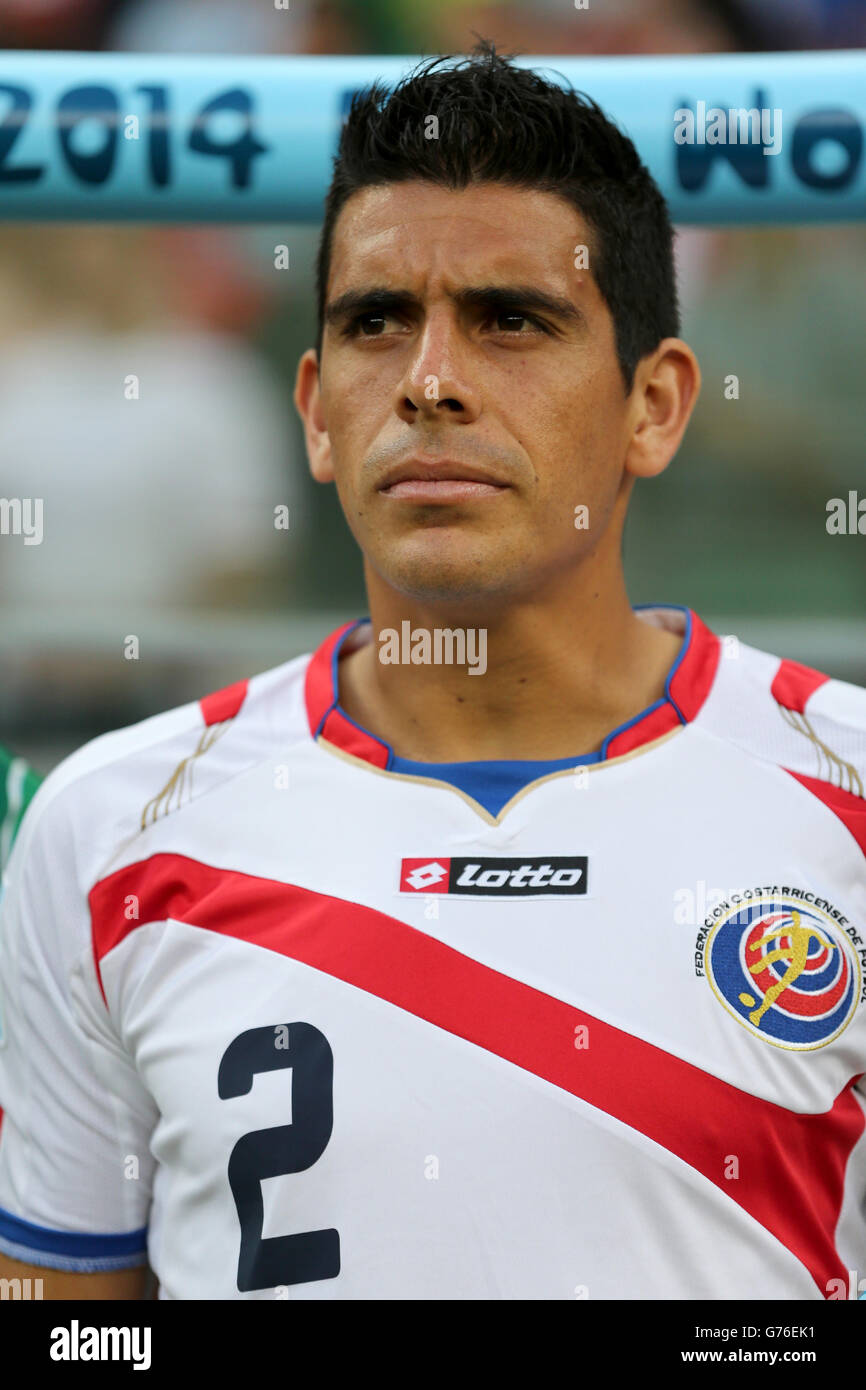 Soccer - FIFA World Cup 2014 - Round of 16 - Costa Rica v Greece - Arena Pernambuco. Costa Rica's Johnny Acosta Stock Photo