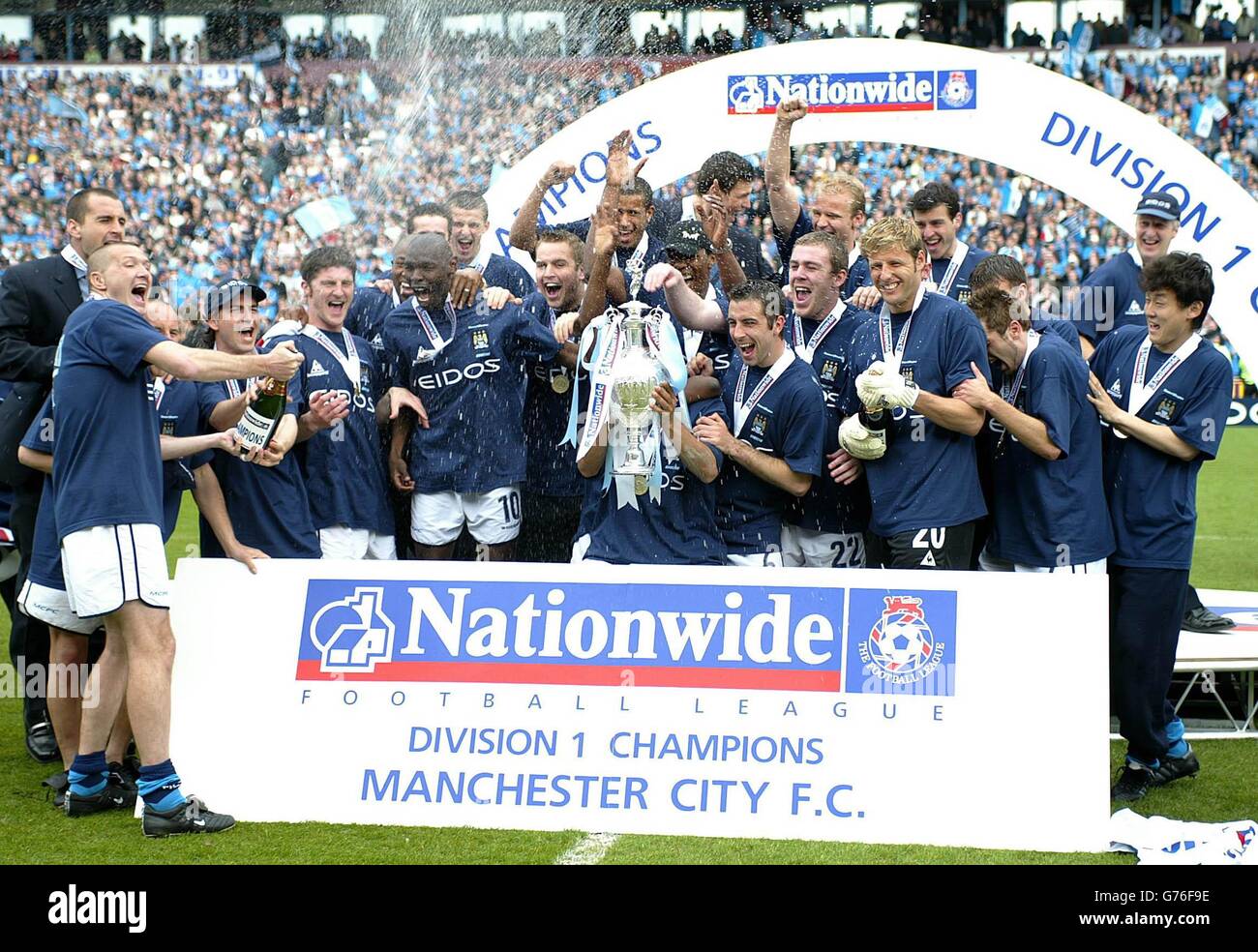 Manchester City v Portsmouth Stock Photo