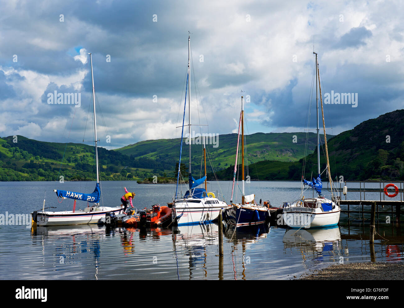 Ullswater boats hires stock photography and images Alamy