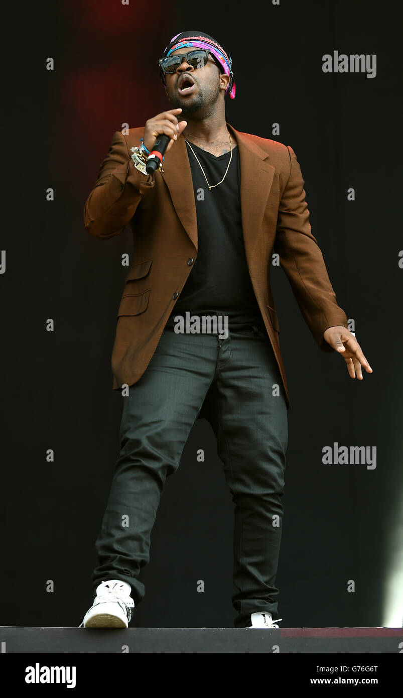 Darold Durard Brown Ferguson Jr., known professionally as ASAP Ferg poses  for photographers ahead of the