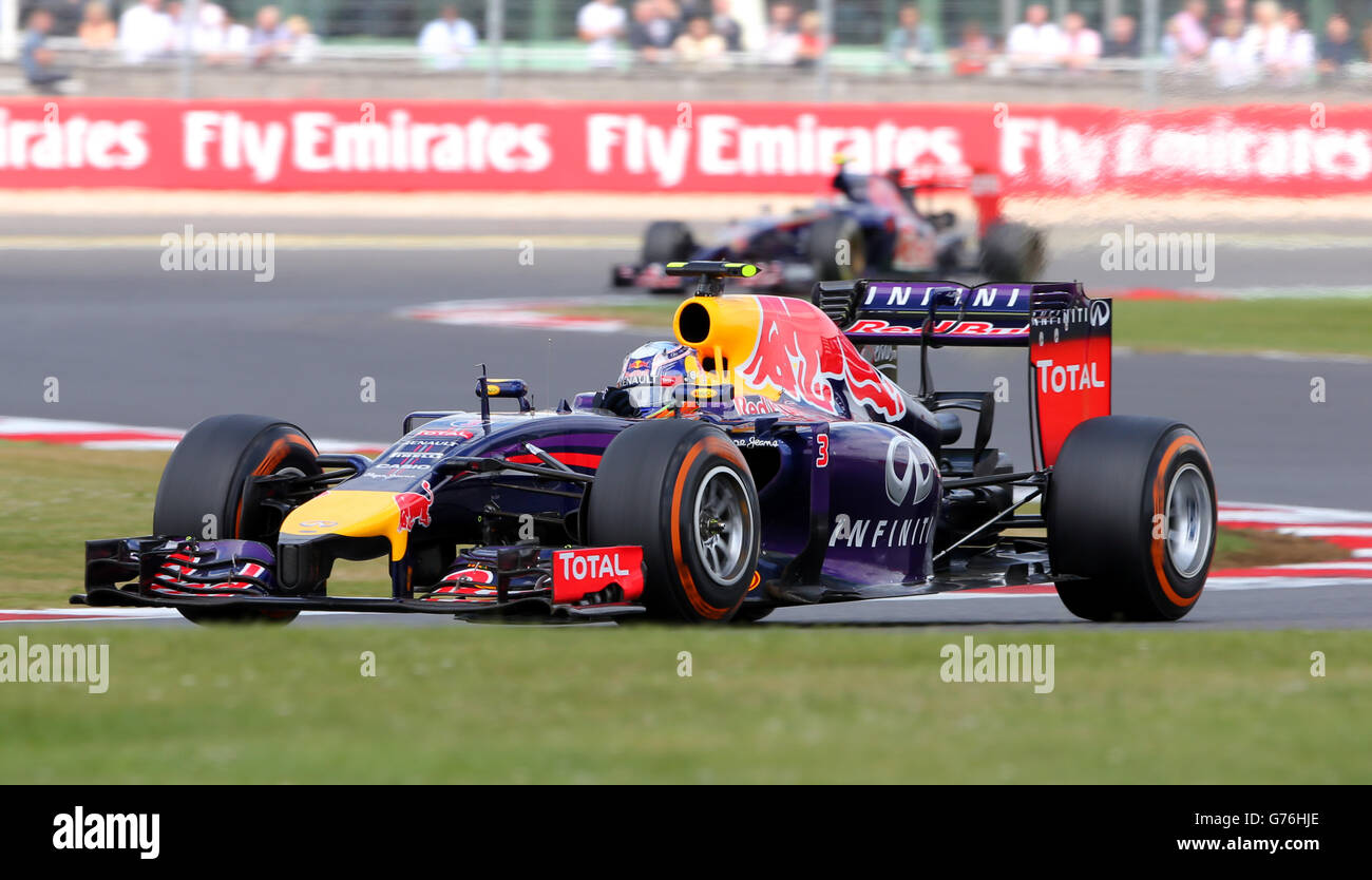 Red Bull Racing's Sebastian Vettel during the 2014 British Grand Prix ...