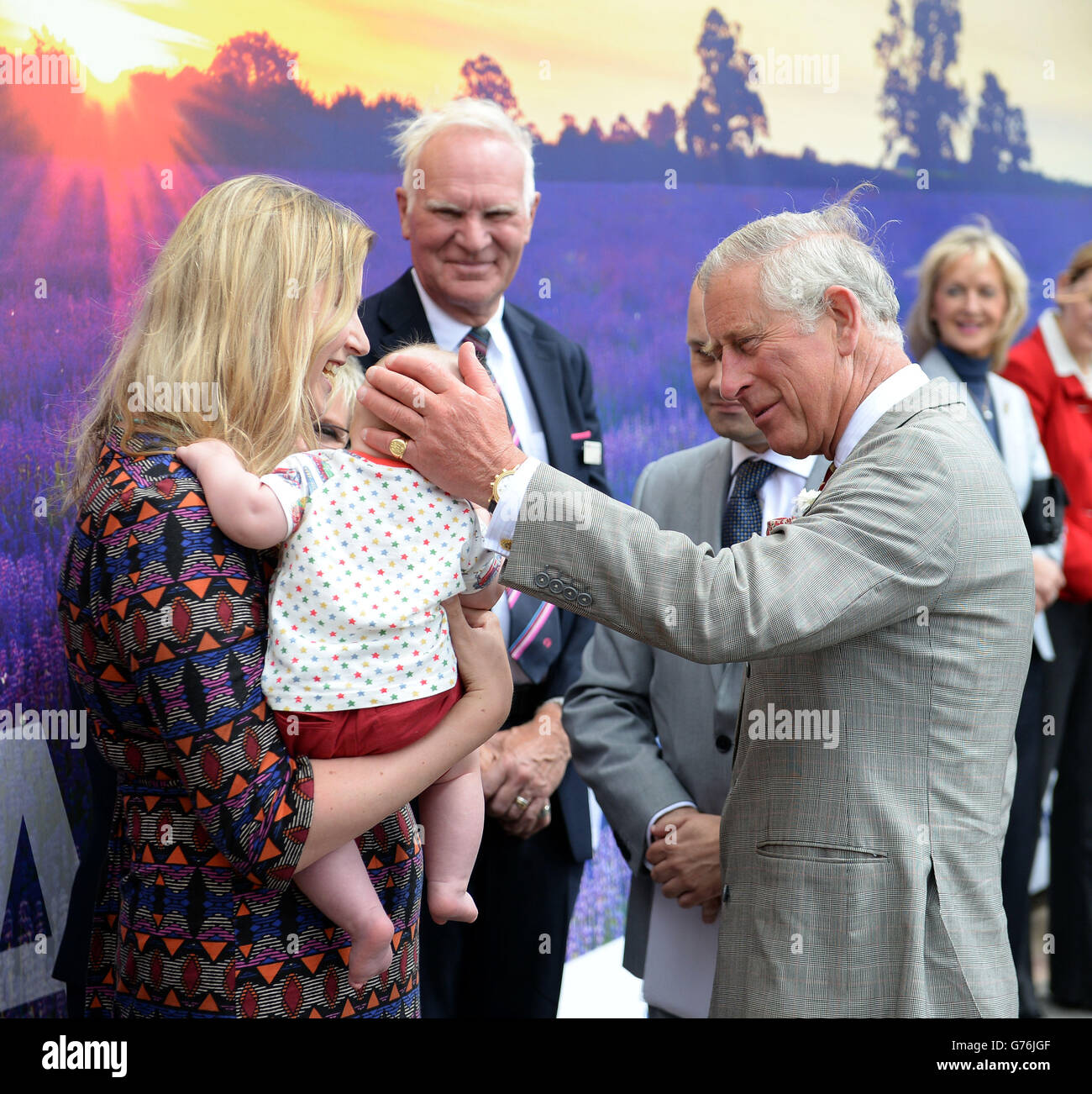 Prince of Wales visits Somerset Stock Photo Alamy