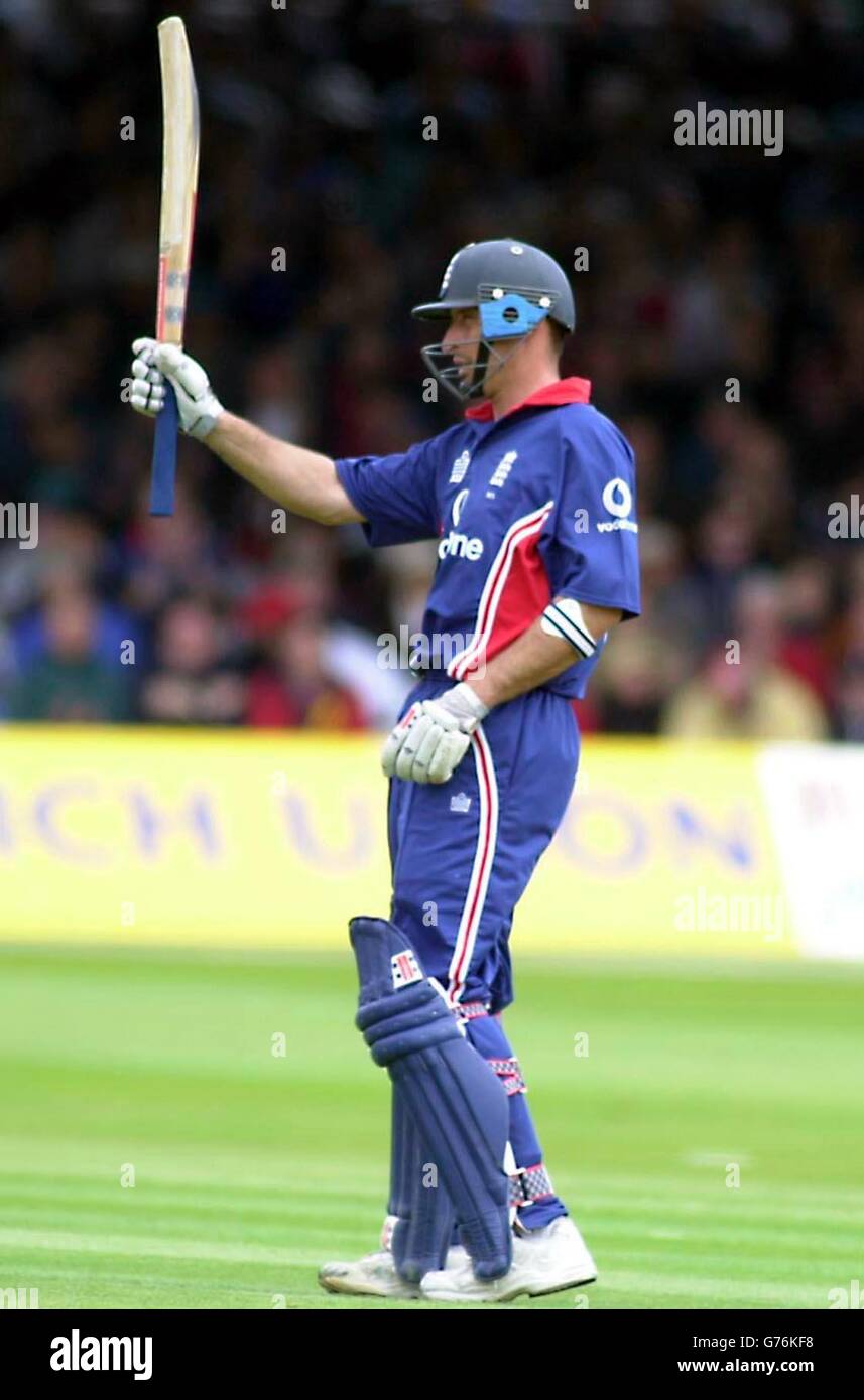 NatWest Series - England captain Nasser Hussain. England captain Nasser