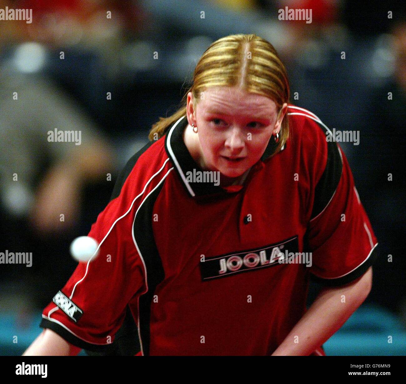 Siwan Davies Table Tennis Commonwealth Games Stock Photo Alamy