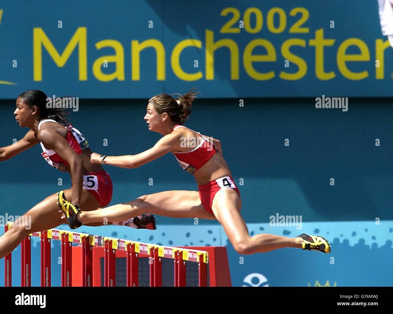 Heptathlon Commonwealth Games Stock Photo Alamy