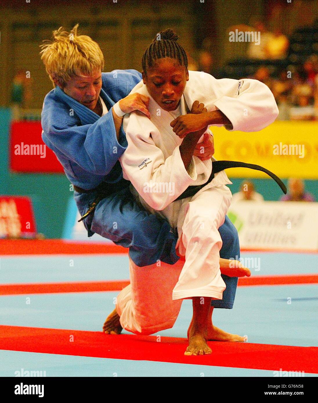 In commonwealth games womens 48kg judo hi-res stock photography and images 