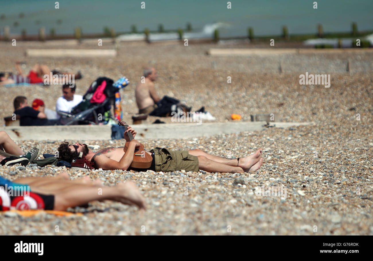 Summer weather July 13th Stock Photo Alamy