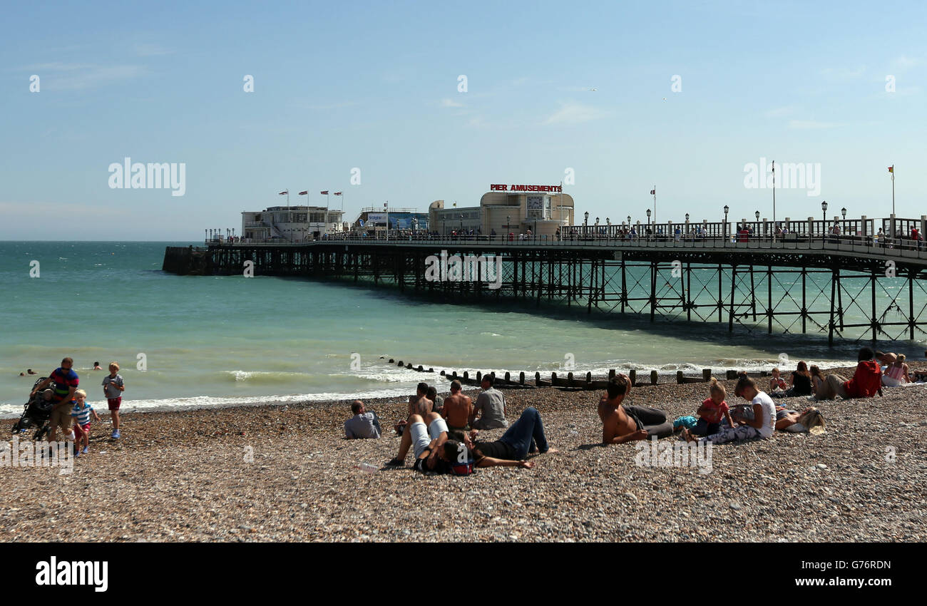 Summer weather July 13th Stock Photo Alamy